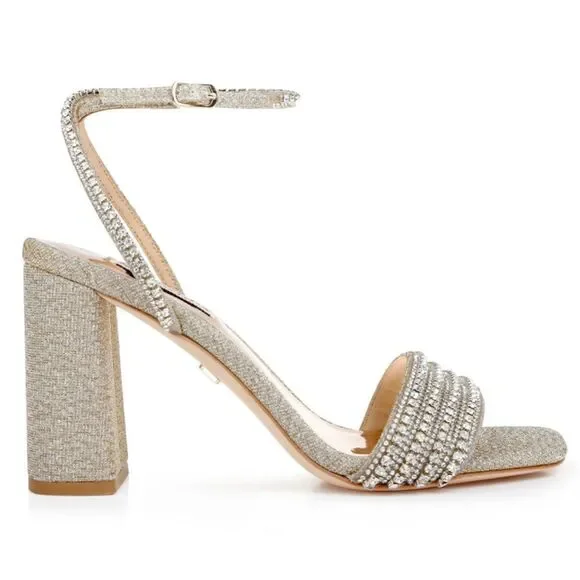 Badgley Mischka Becca Strappy Block Heel - Picture 6 of 9